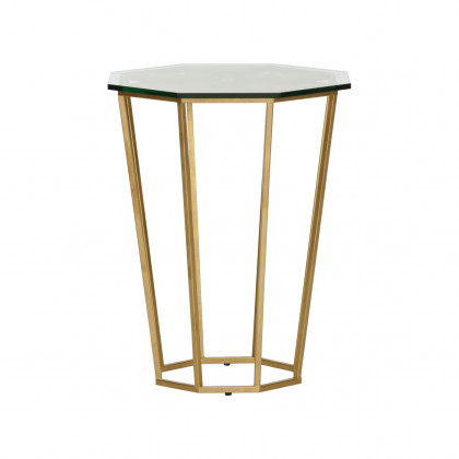 Chelsea House - Ursa Side Table in Antique Gold