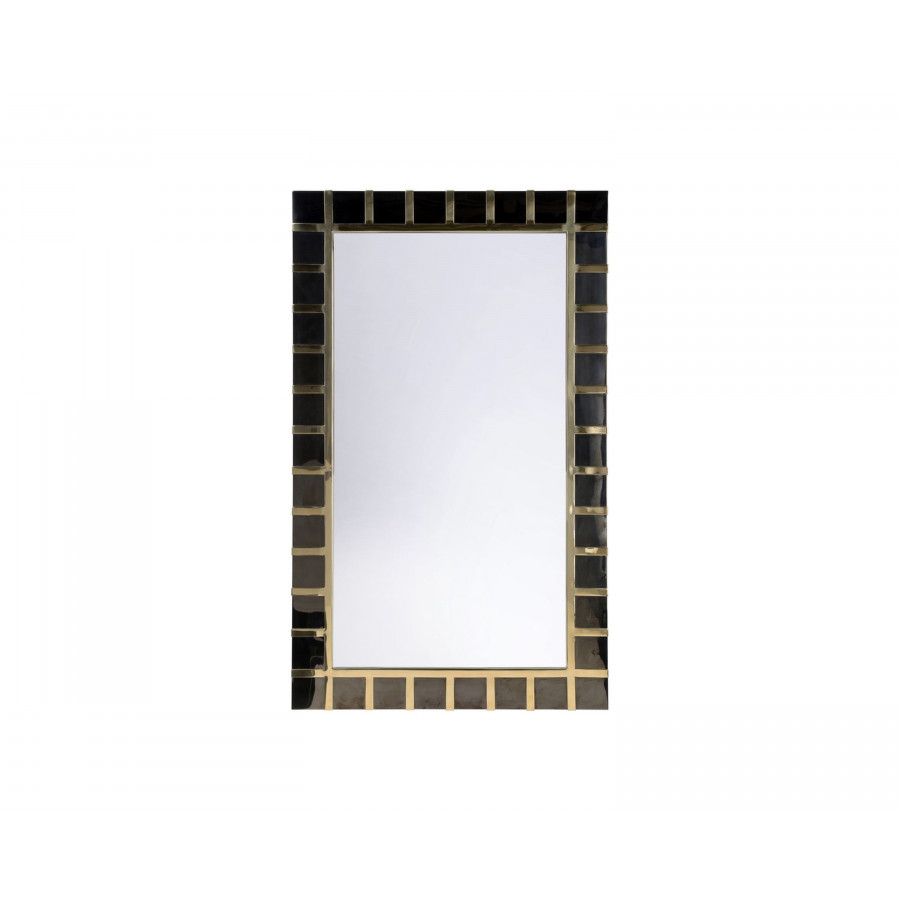 Chelsea House - Carmine Mirror in Pewter/Polished Brass