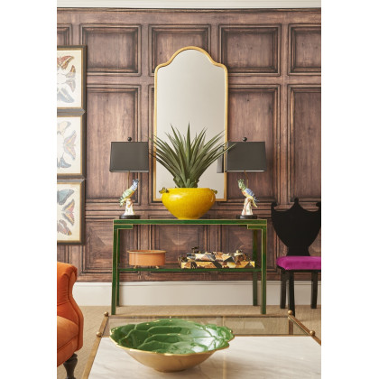 Chelsea House - Display Of Butterflies I in Gold Print, Black Textured Frame