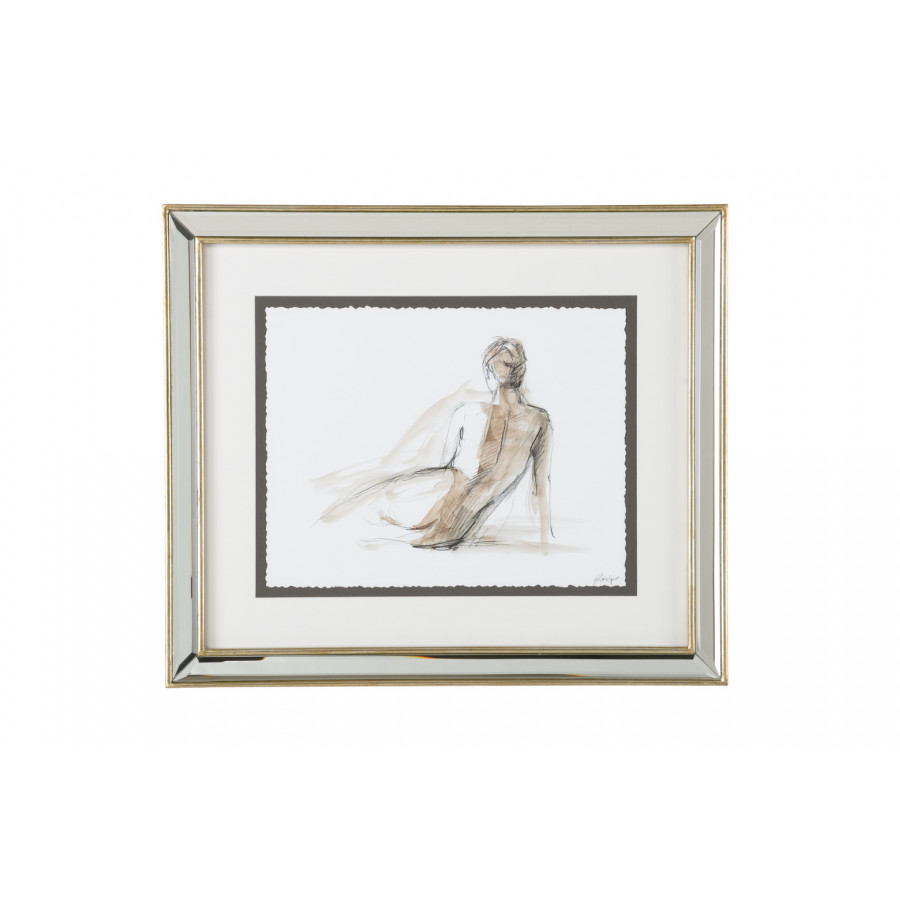 Chelsea House - Gestural Figure Study I in Multi-Color