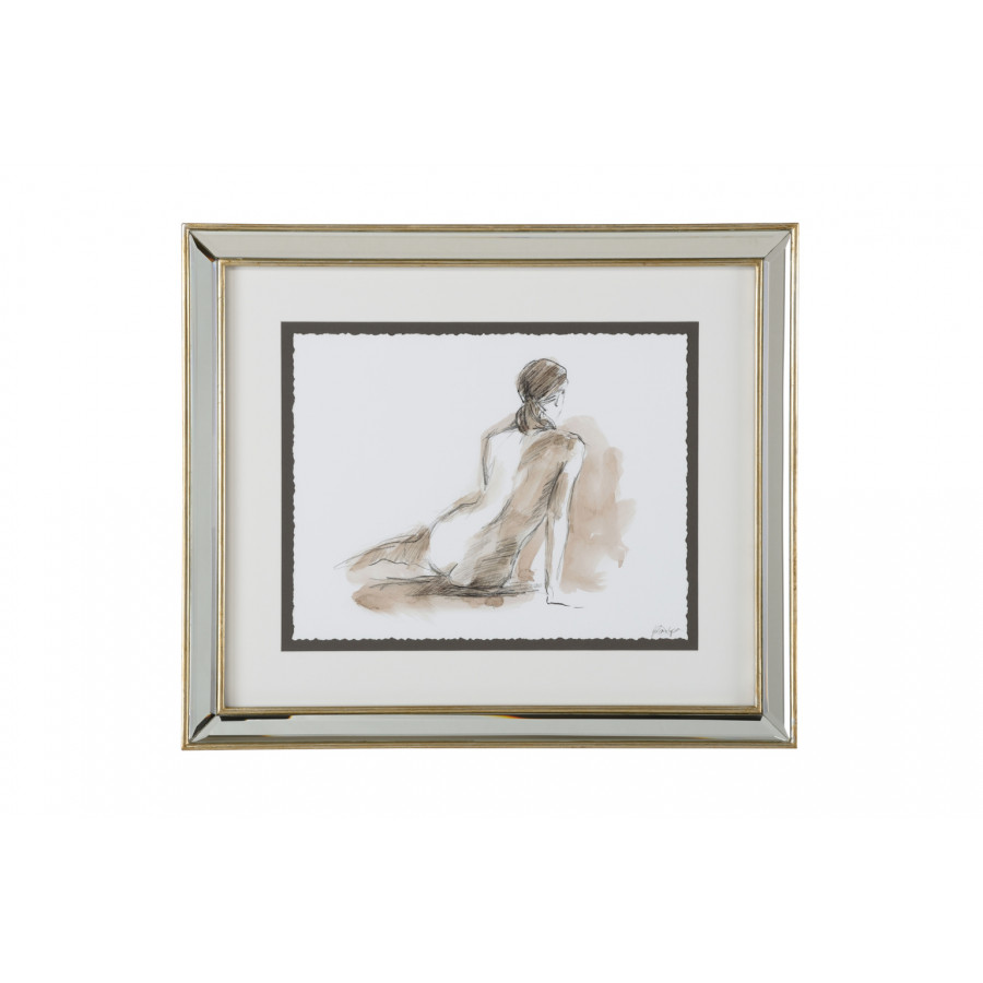 Chelsea House - Gestural Figure Study II in Multi-Color