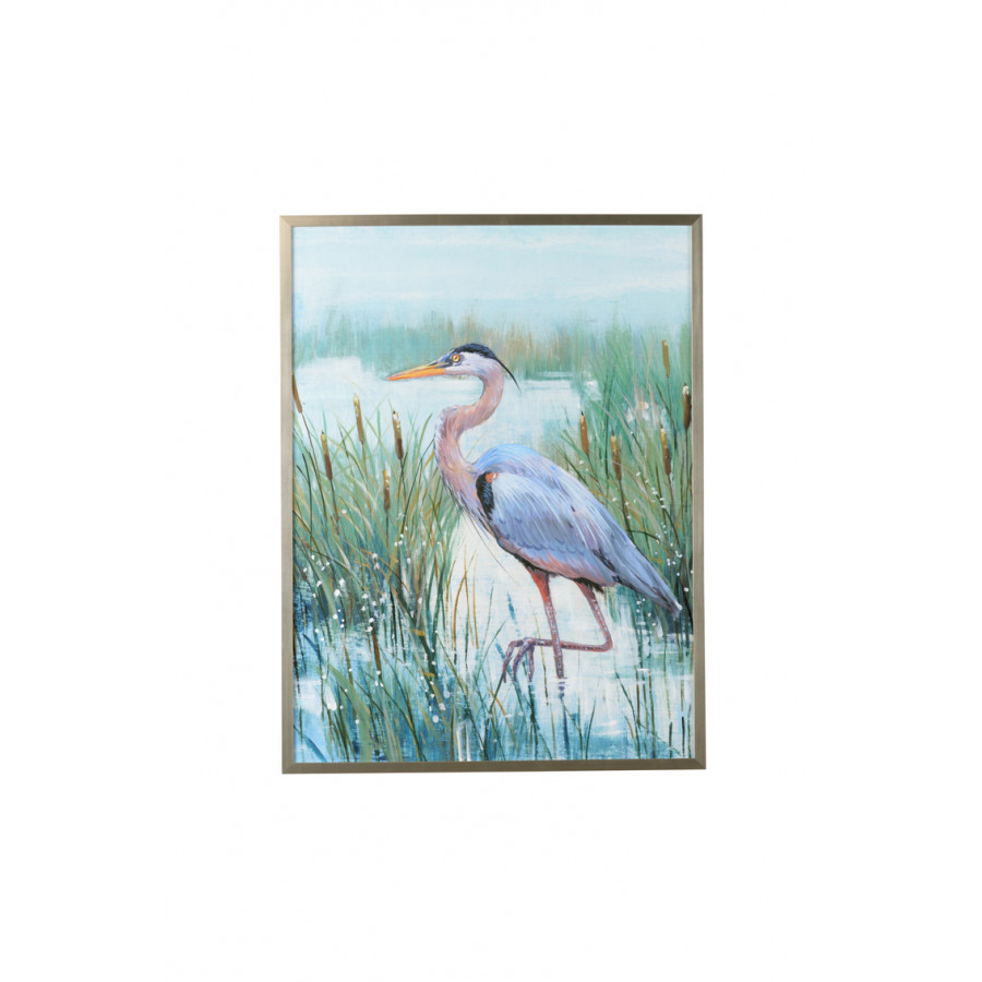 Chelsea House - Marsh Heron II in Multi-Color