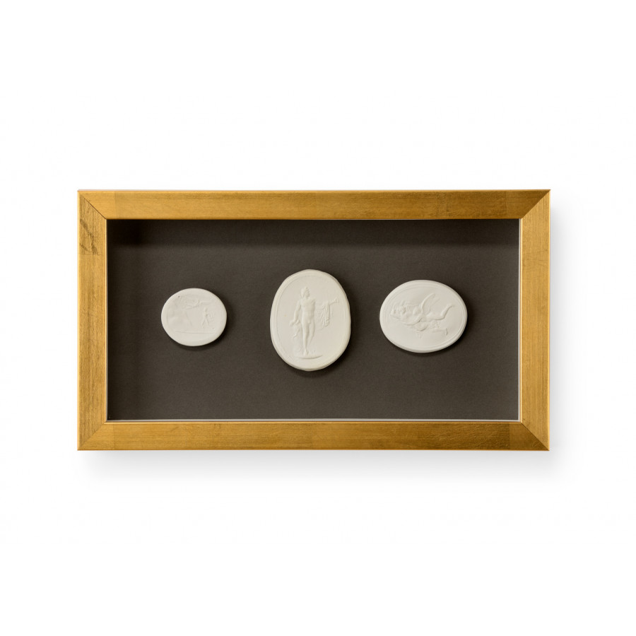 Chelsea House - Small Intaglio Shadowbox II in Multi-Color