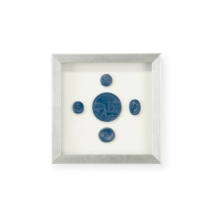 Chelsea House - Intaglios In Blue IV in Multi-Color