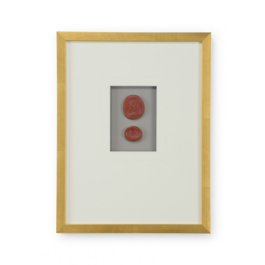 Chelsea House - Old World Intaglios IV in Gold Leaf