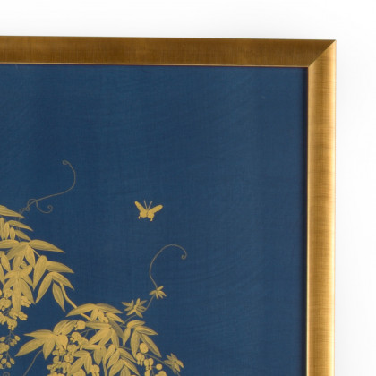 Chelsea House - Gold Flowering Tree On Blue B