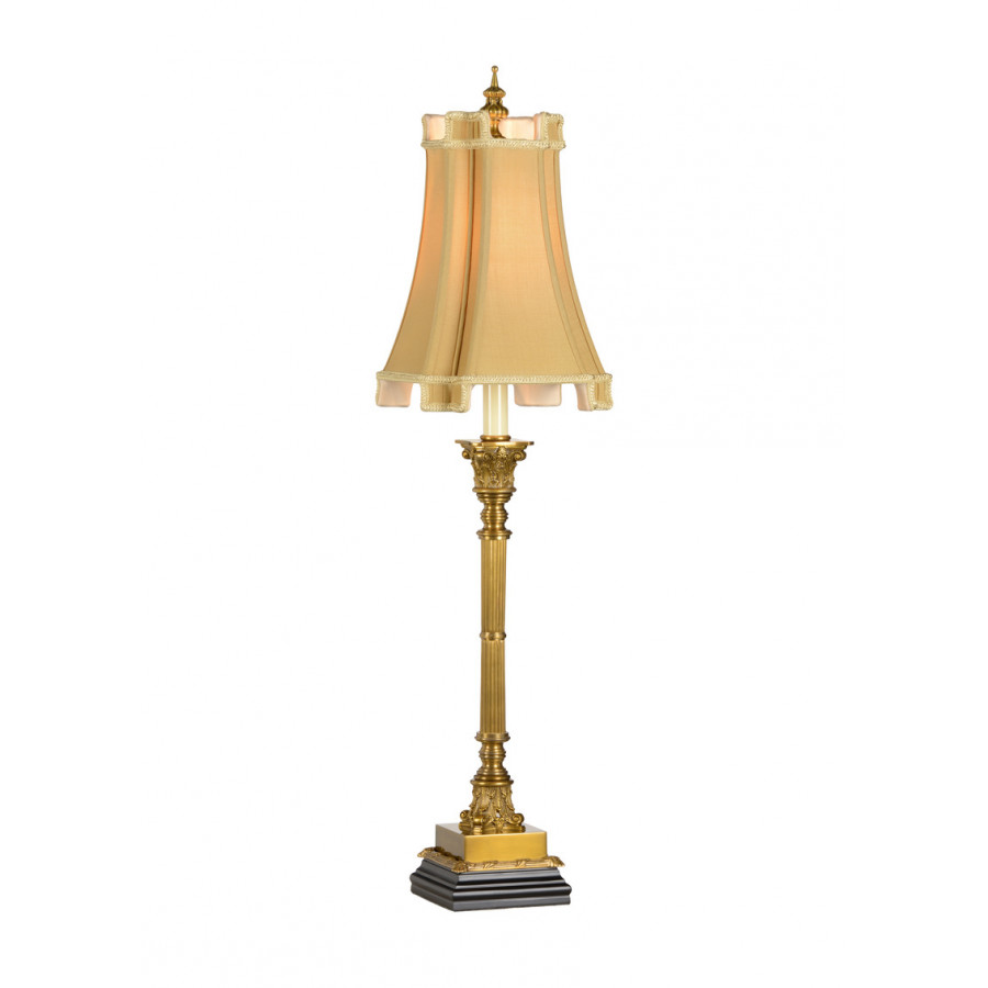 Chelsea House - St Michel Console Lamp in Antique Brass/Gold