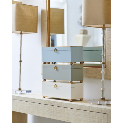 Chelsea House - Phillips Bamboo Lamp in Antique Brass