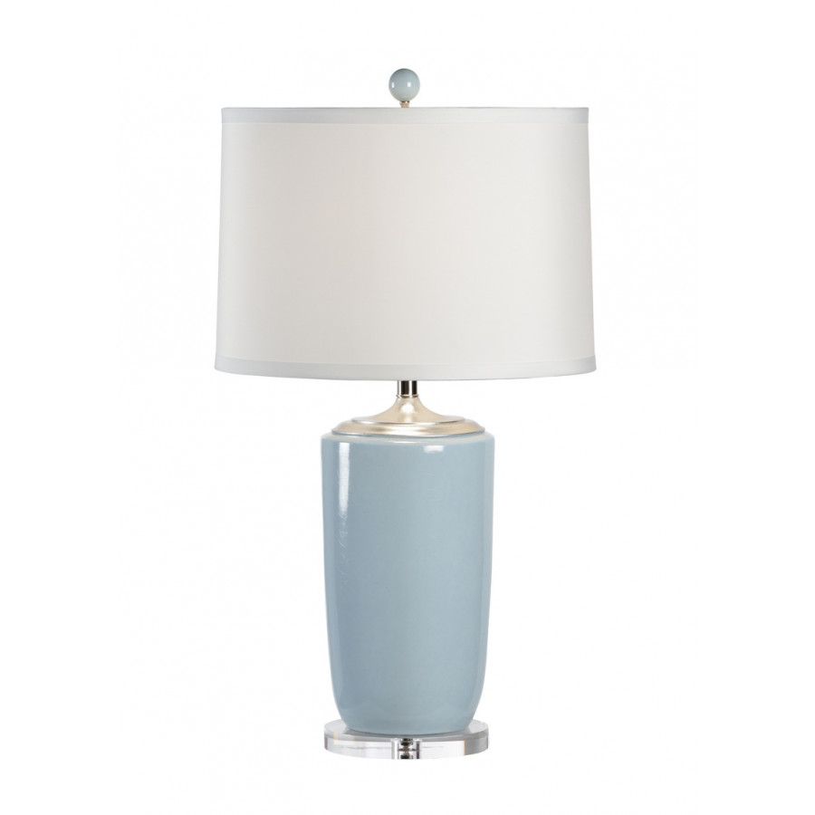Chelsea House - Large Vase Lamp in Blue