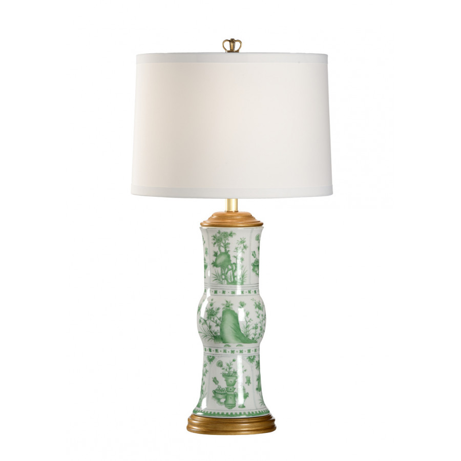 Chelsea House - Canton Vase Lamp in Hand Painted
