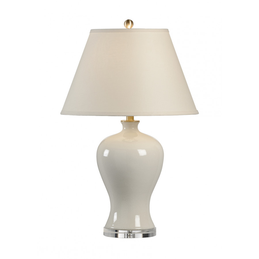 Chelsea House - Columbus Vase Lamp in Cream