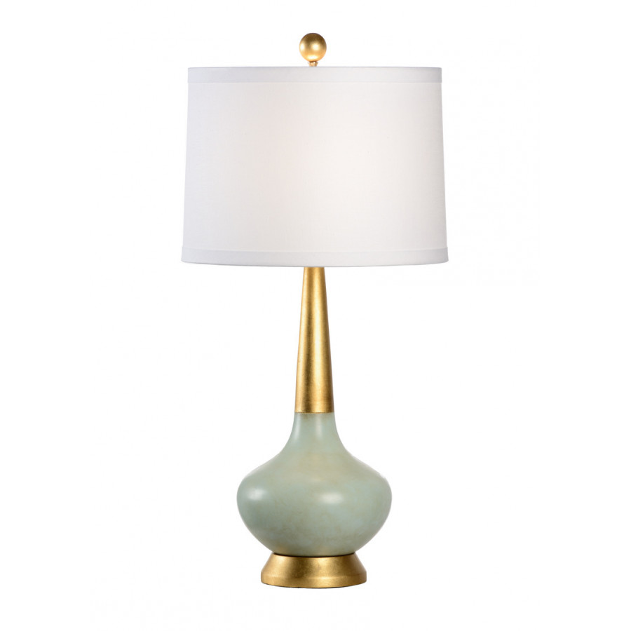 Chelsea House - Eden Lamp in Celadon/Gold