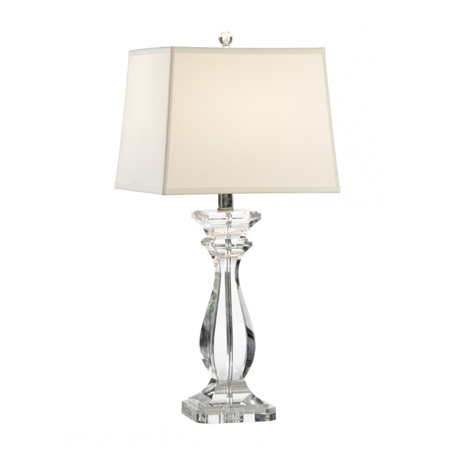 Chelsea House - Orlando Crystal Lamp in Clear