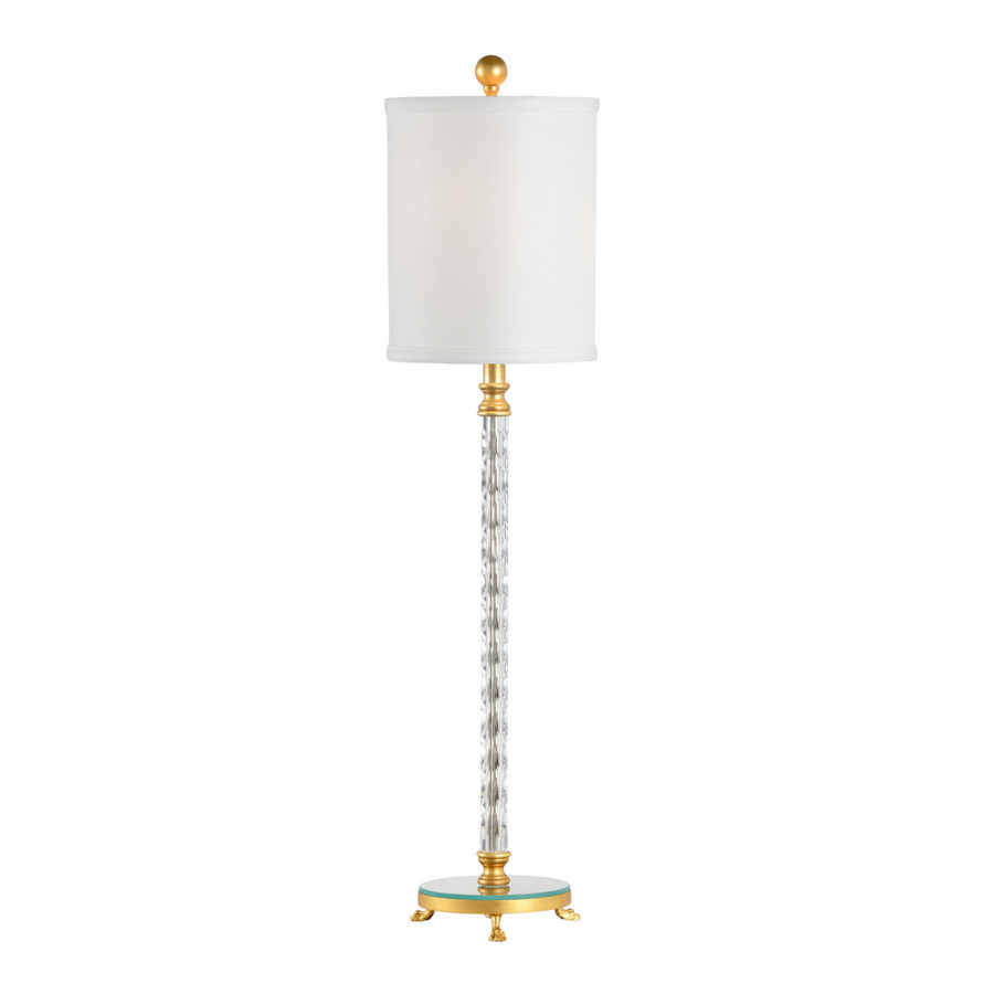 Chelsea House - Glouster Lamp in Detailed Acrylic Column