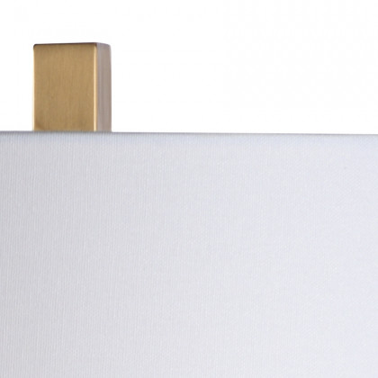 Chelsea House - Alabaster Pyramid Lamp in Natural White