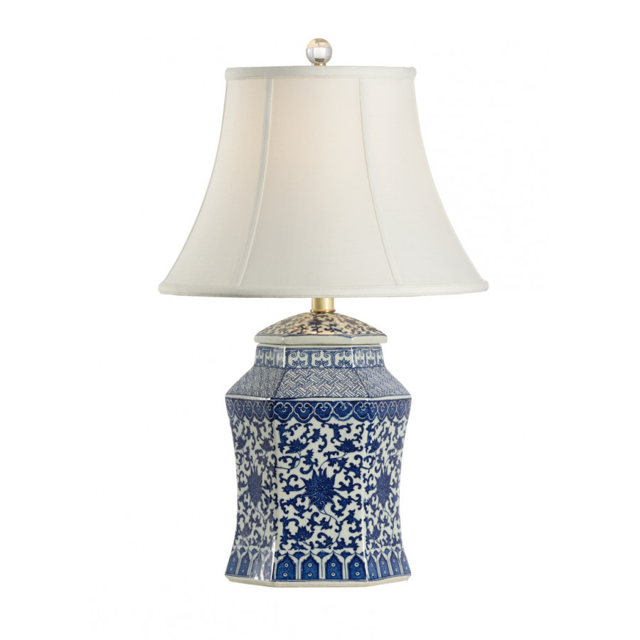 Chelsea House - Dynasty Vase Lamp in Blue/White