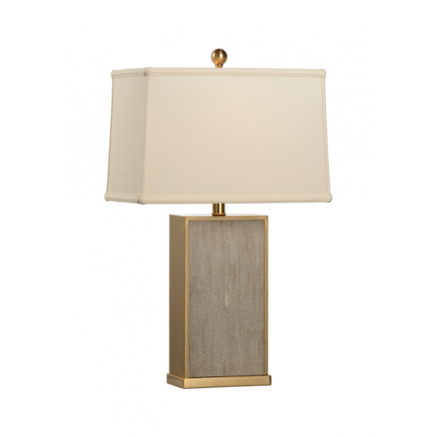 Chelsea House - Shagreen Lamp in Gray