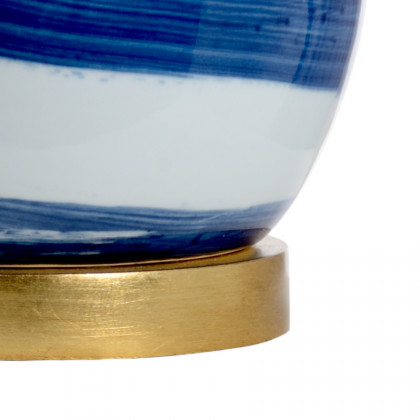 Chelsea House - Essex Lamp in Cobalt/White