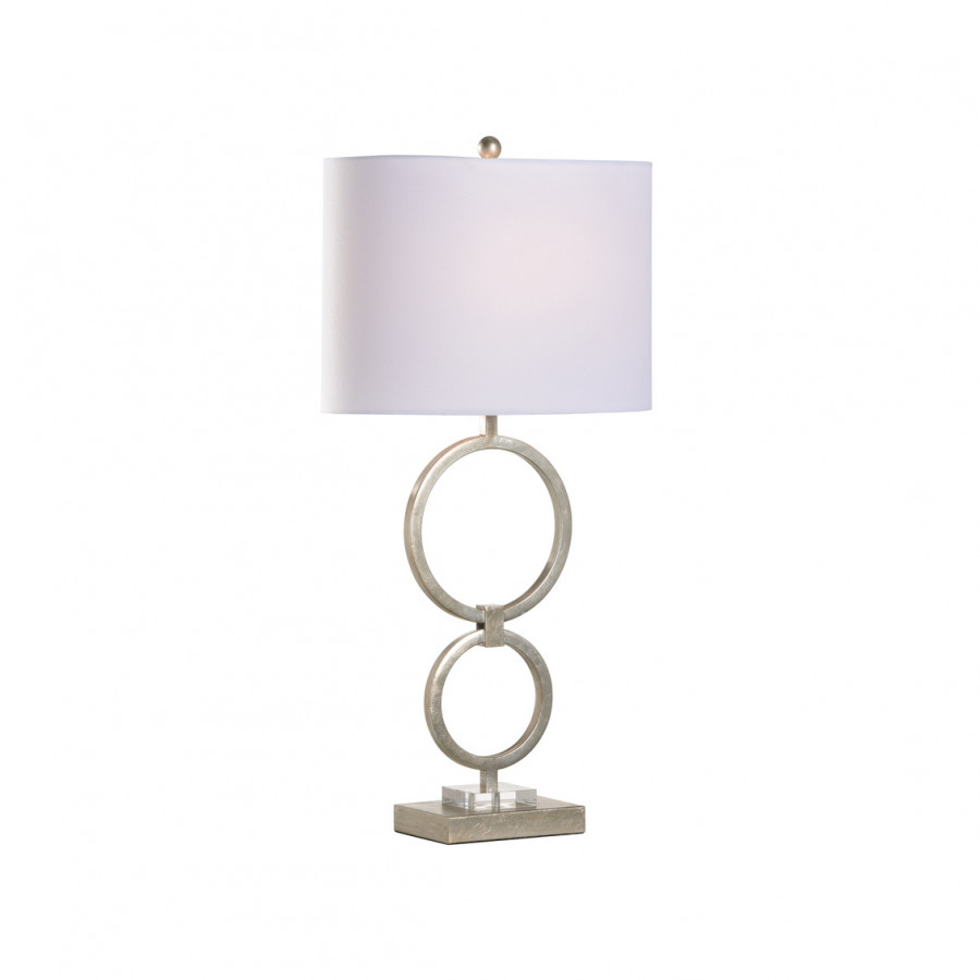 Chelsea House - Silver Loop Lamp in Antique Silver
