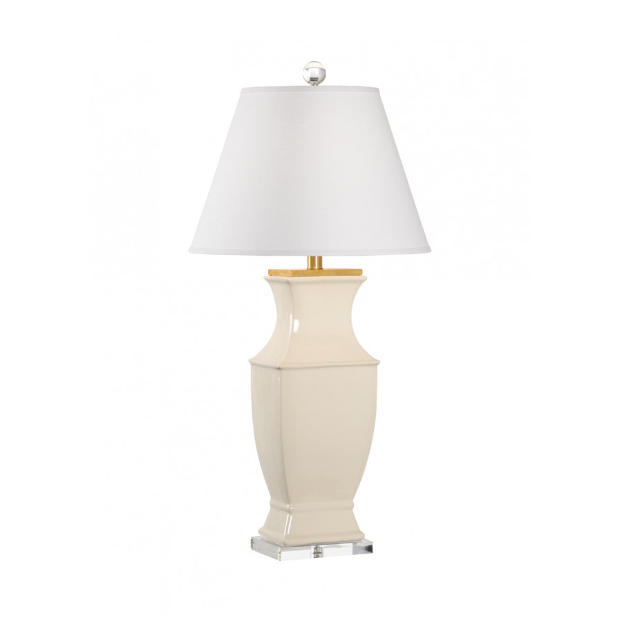 Chelsea House - Rockville Lamp in Cream Crackle