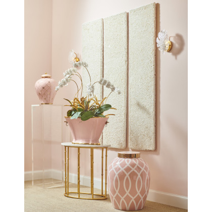 Chelsea House - Glass Leaf Sconce in Antique Gold Leaf/Frosted