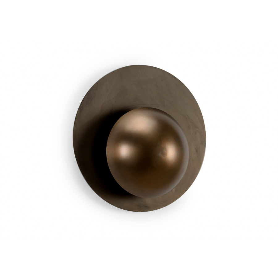 Chelsea House - Circle Sconce in Aged Copper/Black