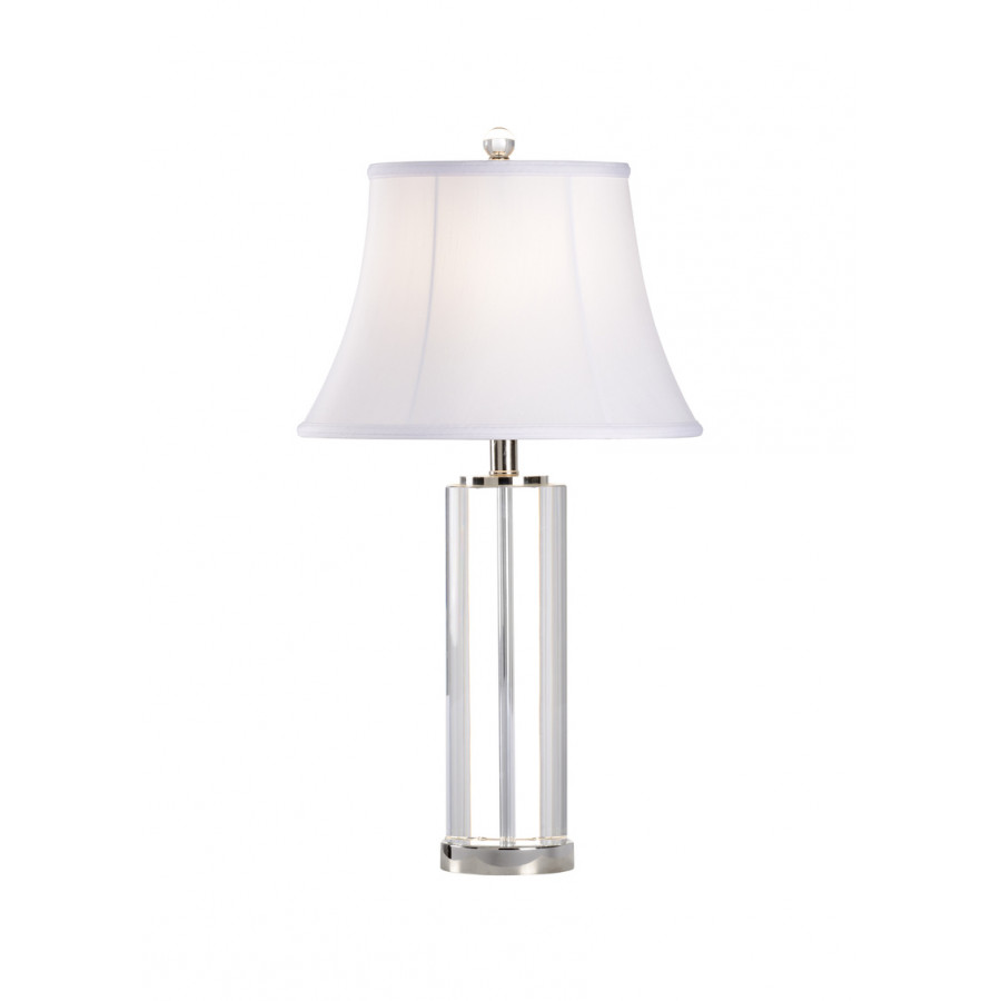 Chelsea House - Regal Crystal Lamp in Clear