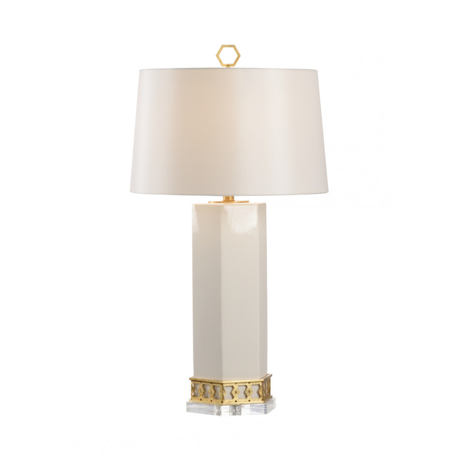 Chelsea House Miriam Table Lamp - White