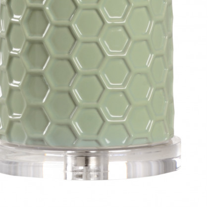 Chelsea House April Honeycomb Lamp - Pistachio
