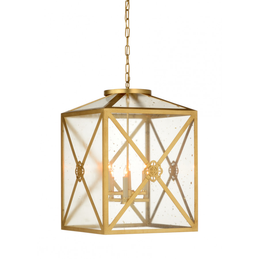 Chelsea House - Shaulis Lantern in Antique Gold