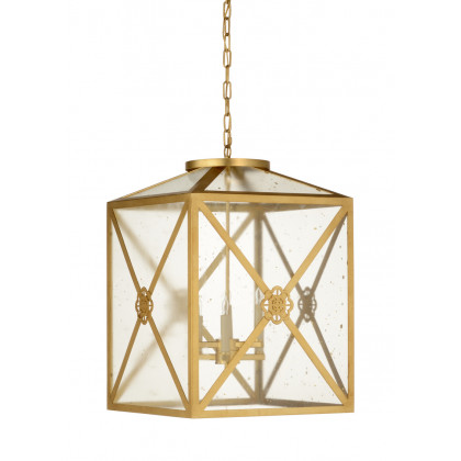 Chelsea House - Shaulis Lantern in Antique Gold