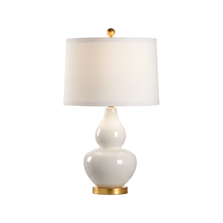 Chelsea House Gourd Lamp - White