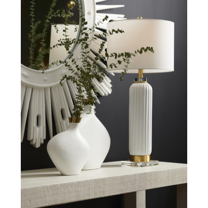 Chelsea House Samuel Ceramic Lamp - White