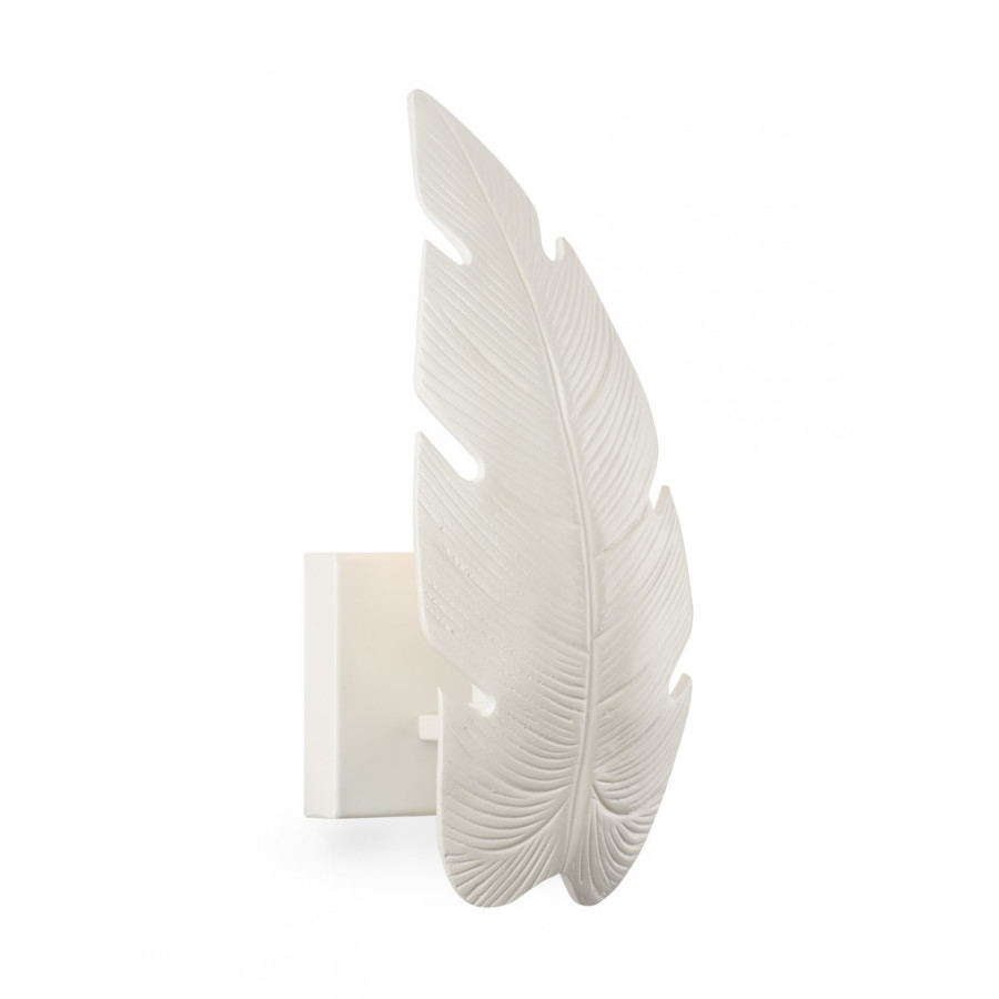 Chelsea House - Florida Wall Sconce in White Lacquer