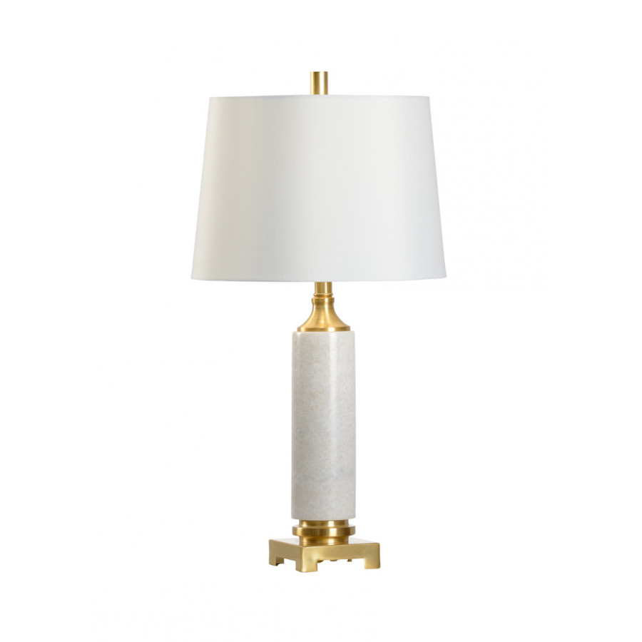 Chelsea House - Round Crosby Lamp in White