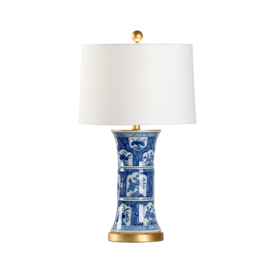 Chelsea House - London Lamp in Blue/White