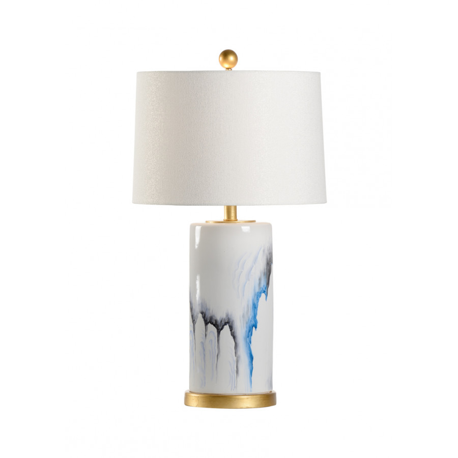 Chelsea House - Crawford Cylinder Lamp in Hand Painted