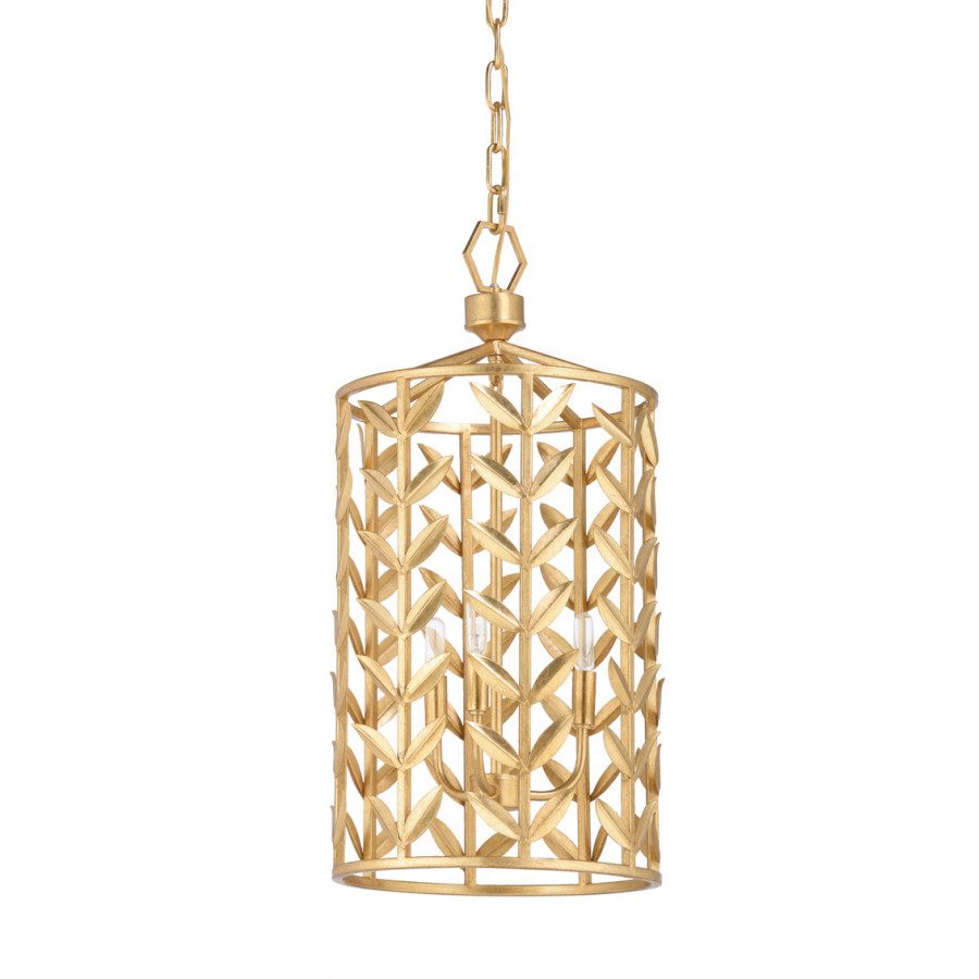 Chelsea House - Stem Lantern in Gold Leaf