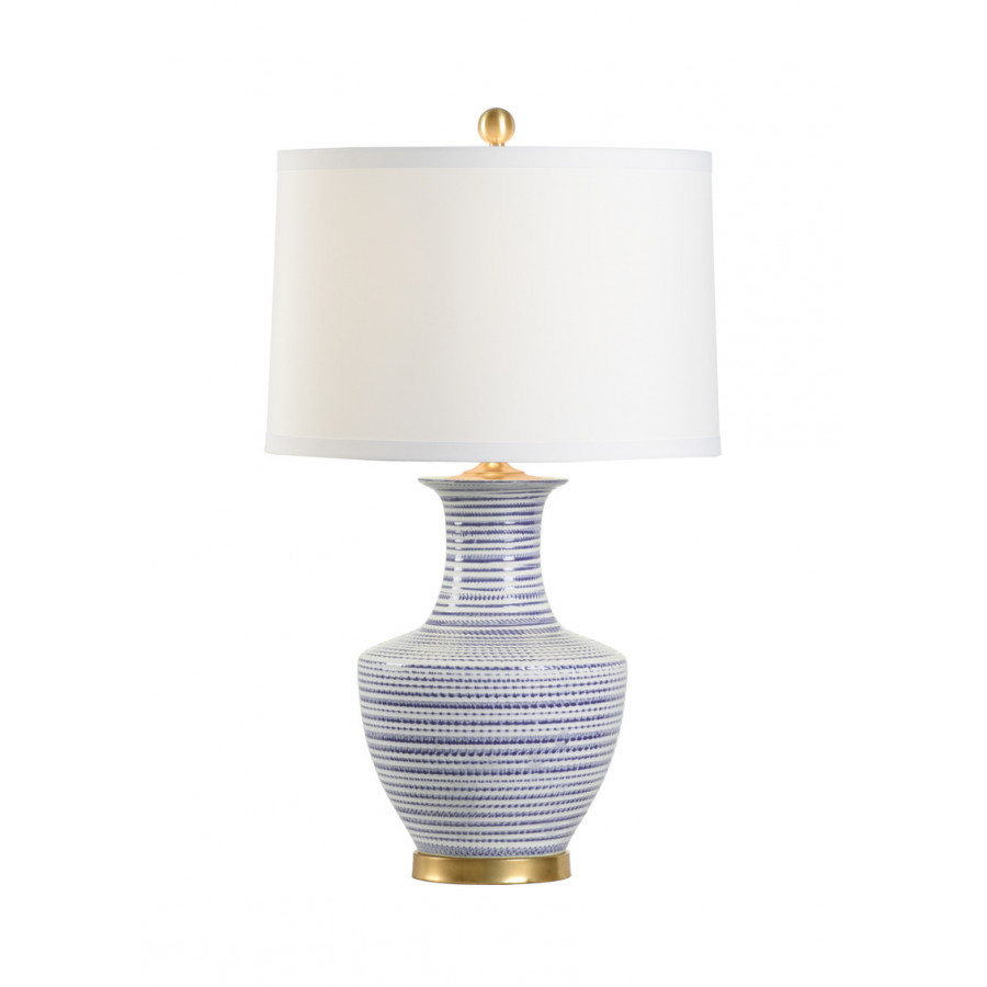 Chelsea House Classic Lamp  - Blue/Gold
