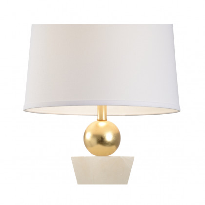 Chelsea House - Natural Alabaster Lamp in Natural White