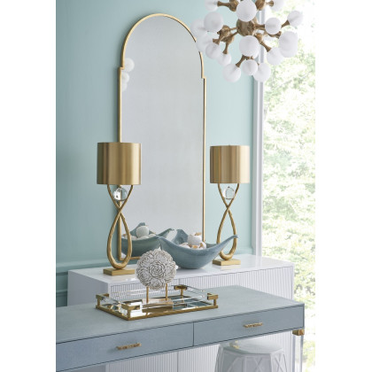 Chelsea House - San Cristobal Table Lamp in Antique/Clear