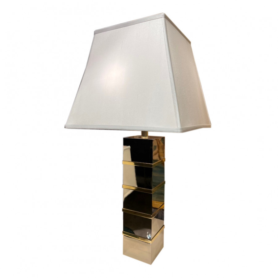 Chelsea House - Polished Table Lamp in Polished Nickel/Polished Brass