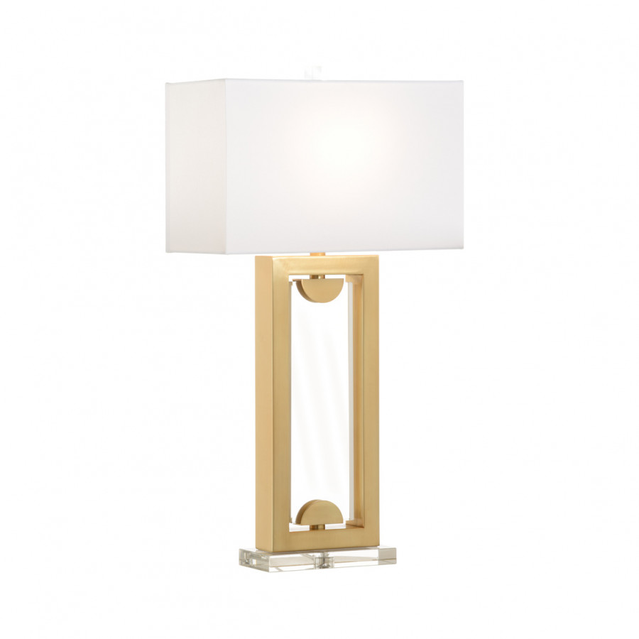 Chelsea House - Cass Lamp Gold in Brass/Clear