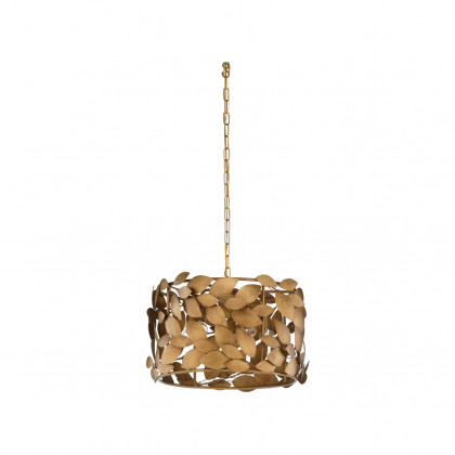 Chelsea House - Ficus Round Chandelier in Antique Gold