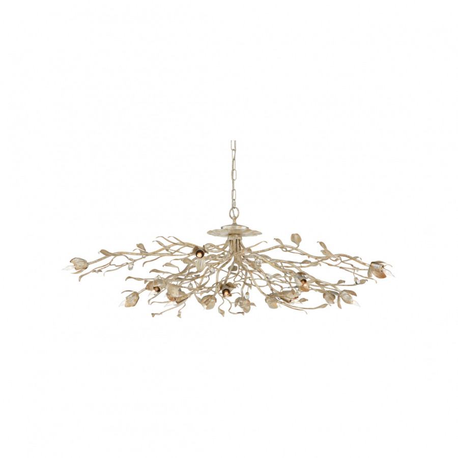 Chelsea House - Laurel Chandelier in White Silver