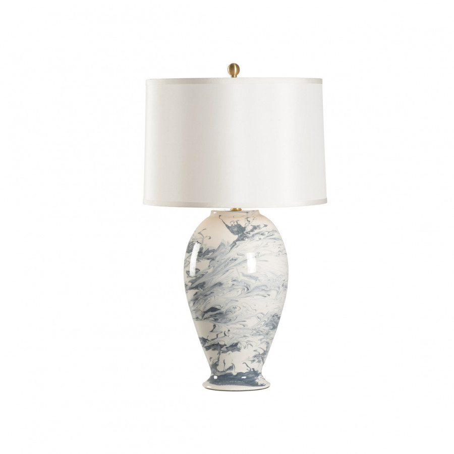 Chelsea House - Grigio Table Lamp in Gray/White