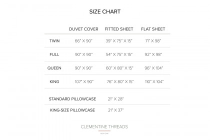 Clementine Threads™ 100% Linen Full/Queen Size Duvet Set - Taiga17