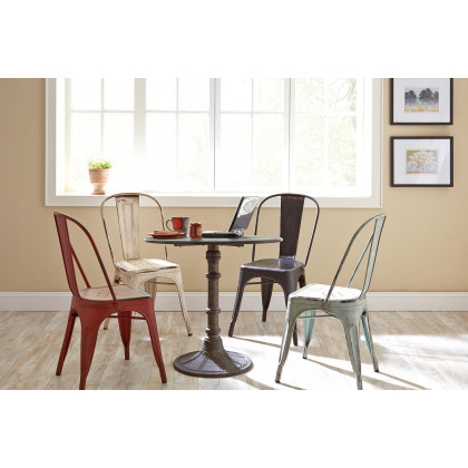 Coaster - Oswego Round Bistro Dining Table in Bronze