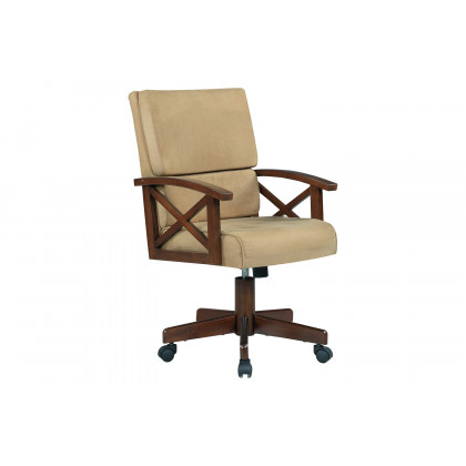 Coaster - Marietta Upholstered Game Chair in Tobacco/Tan
