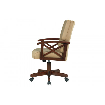 Coaster - Marietta Upholstered Game Chair in Tobacco/Tan